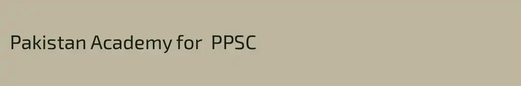 Pakistan Academy for  PPSC